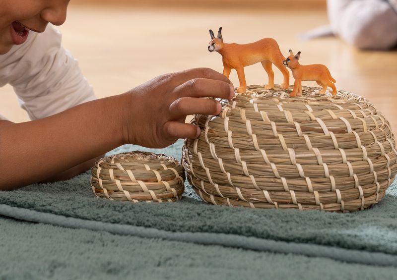 schleich-WILD-LIFE-14867-action-figure-giocattolo--SCHLEICH-Wild-Life-Caracal-Female-Toy-Figure-3-to-8-Years-Tan-14867-