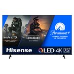 Hisense 75E7KQ TV 190,5 cm (75") 4K Ultra HD Smart TV Wi-Fi Nero 300 cd/m²