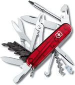 Coltello-tascabile-Victorinox-V-1.77-25.T-Cyber-Tool-M-rosso-trasparente