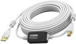 Vision-TC-15MUSB-2-cavo-USB-15-m-USB-2.0-USB-A-USB-B-Bianco--VISION-Professional-installation-grade-USB-2.0-active-cable