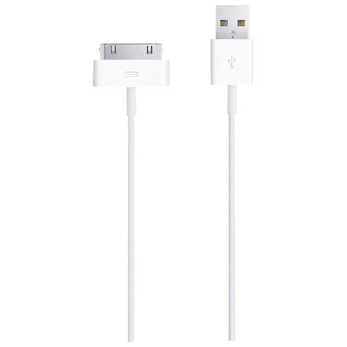 Apple-30-pin---USB2.0-cavo-per-cellulare-Bianco-USB-A-Apple-30-pin