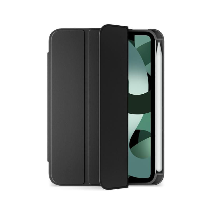 Cover-for-MIAMI-Pencil-Case-iPad-Air-11---2024.-Black-PU-leather-front---with-soft-TPU-back.-Pencil-slot-for-charging-in