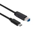 CLUB3D USB 3.1 Gen2 Type-C to Type-B Cable Male/Male, 1 M./ 3.3 Ft.