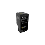 Lexmark 74C2HYE cartuccia toner 1 pz Originale Giallo