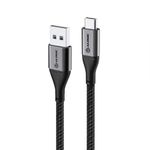 ALOGIC ULCA203-SGR cavo USB 3 m USB 2.0 USB A USB C Grigio (ALOGIC SUPER ULTRA USB 2.0 - USB-C TO USB-A CABLE - 3M - 3A/