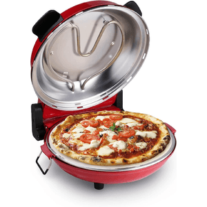 Forno Pizza Con Termostato 1200W Ceramic,Inn-796R Rosso