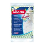 Vileda 2694 Panno per la Pulizia Microfibra Verde, Bianco 1 pz