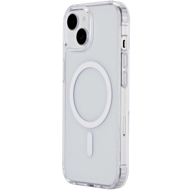 eSTUFF-ES67140026-custodia-per-cellulare-17-cm-6.7-Cover-Trasparente--Cover-for-BERLIN-iPhone-15-Plus-Clear---Magnetic-C