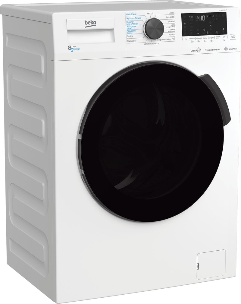 Beko-HTX851436A-IT-lavasciuga-Libera-installazione-Caricamento-frontale-Bianco-D