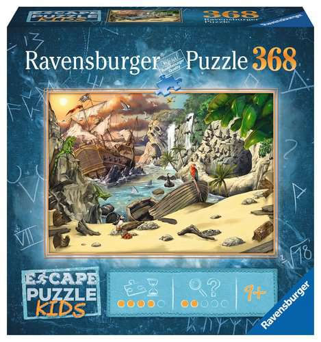 Ravensburger-Escape-Kids-Pirates-Puzzle-di-contorno-368-pz