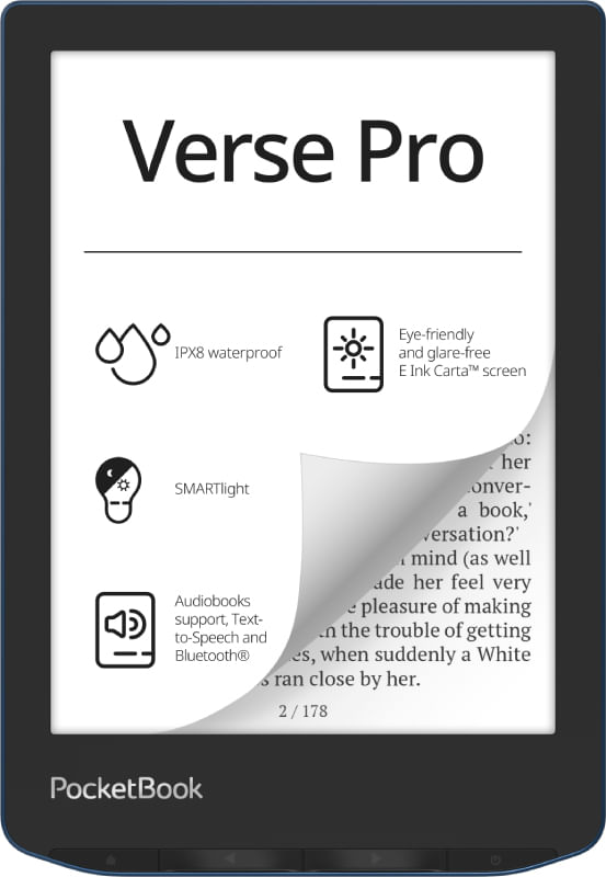 PocketBook-eReader-eBook-Verse-Pro-E-ink-6---8Gb-Blu