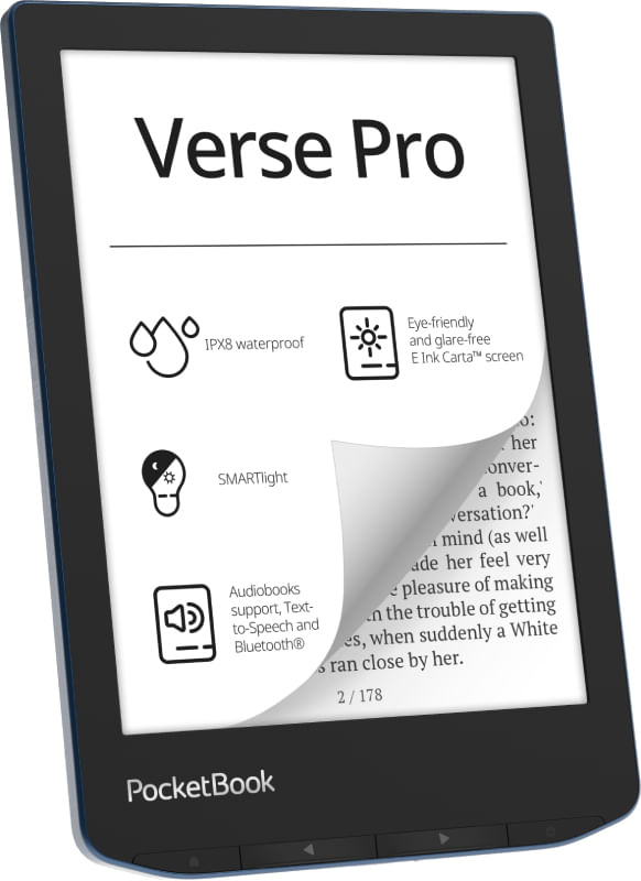 PocketBook-eReader-eBook-Verse-Pro-E-ink-6---8Gb-Blu