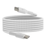 Belkin-BoostCharge-cavo-USB-2-m-USB-C-Bianco--BOOSTCHARGE-GEFLOCHTENES-USB-C---CABLE-BRAIDED-2M-WHITE-