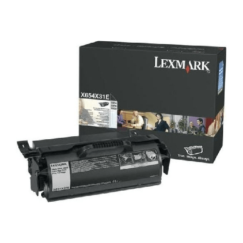 Lexmark-X654-X656-X658-Extra-High-Yield-Print-Cartridge-cartuccia-toner-Originale-Nero