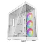 DeepCool CH780 WH Tower Bianco (DeepCool CH780 White Full Tower Gaming Case Tempered Glass 1x 420mm ARGB Side fan Mini-I