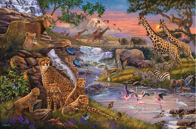 Ravensburger-Animal-Kingdom-Puzzle-3000-pz-Animali