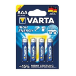 Varta AAA, Alkaline, 1.5 V Batteria monouso Mini Stilo AAA Alcalino