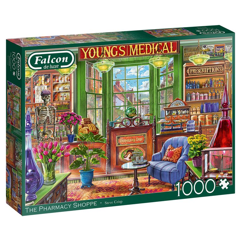 Falcon-de-luxe-The-Pharmacy-Shoppe-1000-pcs-Puzzle-1000-pz