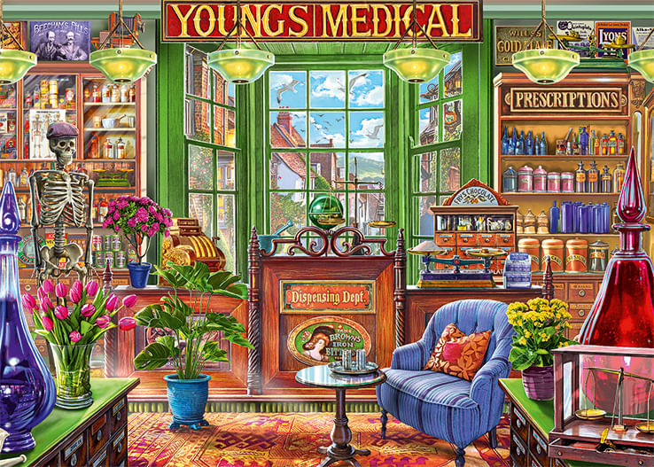 Falcon-de-luxe-The-Pharmacy-Shoppe-1000-pcs-Puzzle-1000-pz