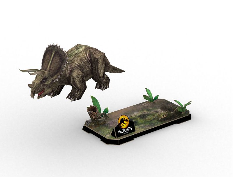 Revell-3D-Puzzle-Jurassic-World-Dominion---Triceratops-00242-Jurassic-World-Dominion---Triceratops-1-St.--00242-