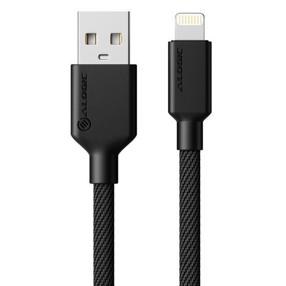 ALOGIC-ELPA8P02-BK-cavo-per-cellulare-Nero-2-m-USB-A-Lightning--ALOGIC-ELEMENTS-PRO-USB-A-TO---LIGHTNING-2M-CABLE-BLACK-