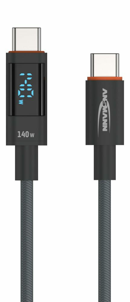 Ansmann-USB-C-USB-C-Cavo-120cm-140-Watt-Power-Delivery