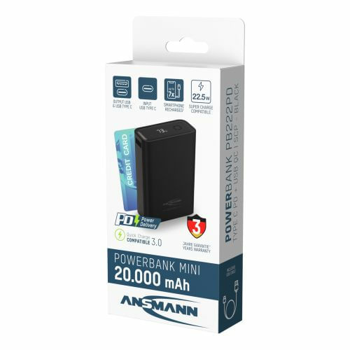 Ansmann-Powerbank-PRO-20.000-mAh-USB-AC-Port-22.5W-Nero