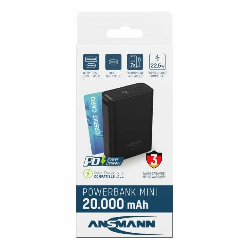 Ansmann-Powerbank-PRO-20.000-mAh-USB-AC-Port-22.5W-Nero