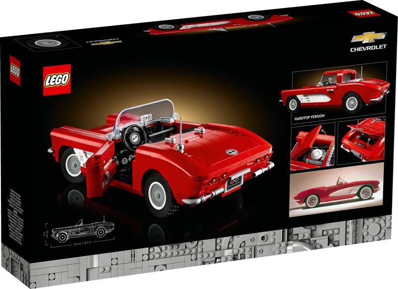 LEGO-Icons-10321-Corvette-Kit-di-Modellismo-da-Costruire-Adulti-Iconico-Modellino-di-Auto-Regalo-da-Collezione-Uomo-o-Donna