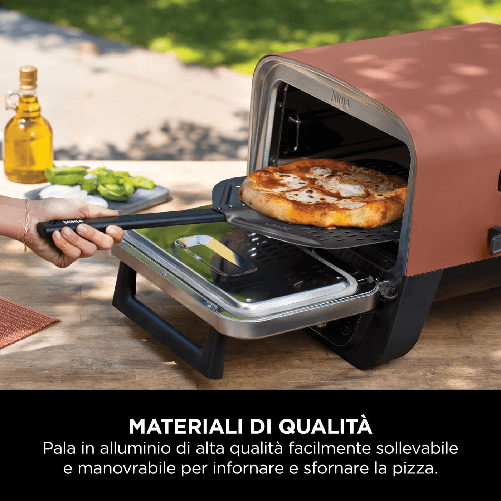 Ninja-XSKPZPLEU-Woodfire-Pala-per-Pizza-per-Forno-da-Esterno-OO101EU-Pala-per-Pizza-Forata-e-Leggera-Maneggevole-Resistente-alla-Ruggine-Pizze-Fino-a-30cm-di-Diametro-Nero