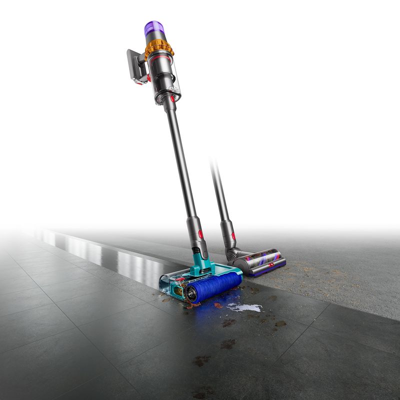 Dyson-V15s-Detect-Submarine-aspirapolvere-senza-filo-Nichel-Giallo-Senza-sacchetto