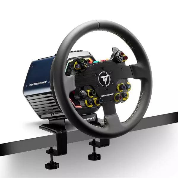 Thrustmaster-EVO-Racing-32R-Leather-Volante-da-Corsa-Rivestito-in-Pelle-e-Hub-Rimuovibile-Per-PC-e-Console