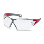 Uvex-Pheos-Cx2-Safety-Spectacles-Anti-Fog-Rosso-Grigio