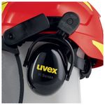 Uvex-Casco-di-Sicurezza-Forestale-Pheos-Rosso