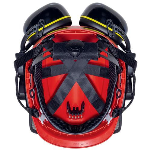 Uvex-Casco-di-Sicurezza-Forestale-Pheos-Rosso