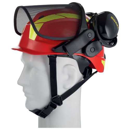 Uvex-Casco-di-Sicurezza-Forestale-Pheos-Rosso