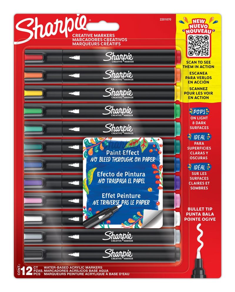 Sharpie-Set-di-pennarelli-pennarelli-Creative-ACRYLIC---12-pezzi