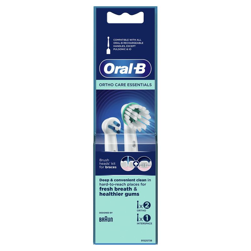 Braun-Oral-B-Ortho-Care-Essentials-Kit-2-testine-Ortodontiche-1-testina-Interspace