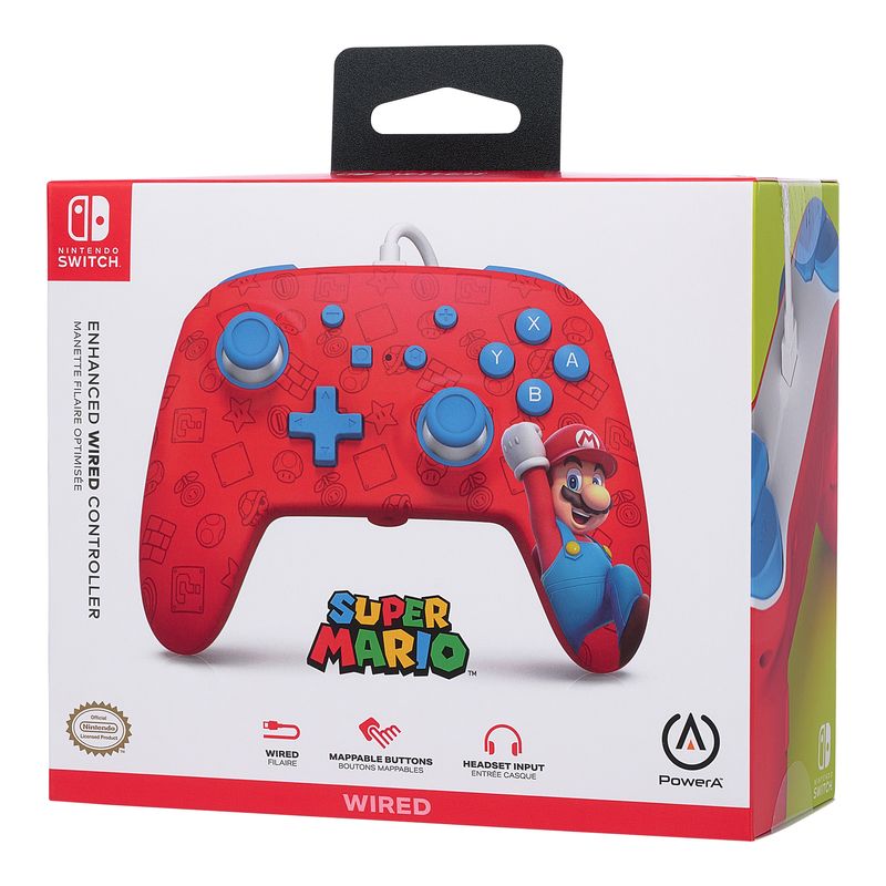 PowerA-Controller-cablato-avanzato-per-Nintendo---Woo-hoo--Mario