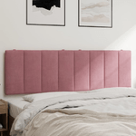 vidaXL Cuscino Testiera Rosa 160 cm in Velluto