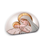 Lupia - Bomboniera quadretto collezione sacra MEMORY LIGHT MATERNITY CERAMIC COLOR 8x12 cm