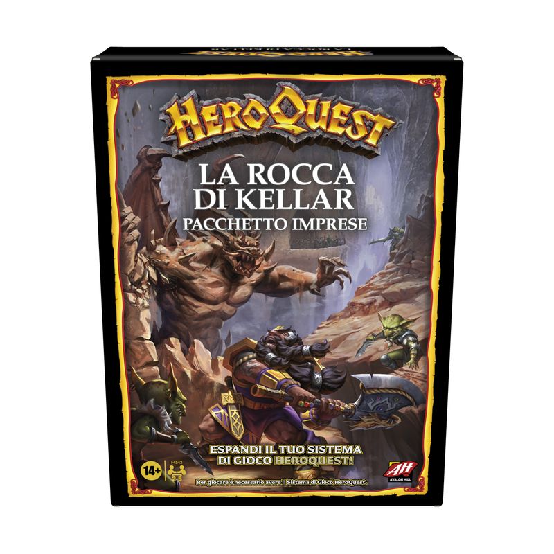 Avalon-Hill--HeroQuest-La-Rocca-di-Kellar-gioco-da-tavolo-per-adulti-2-5-giocatori-per-giocare-e-necessario-il-Sistema-di-gioco-HeroQuest