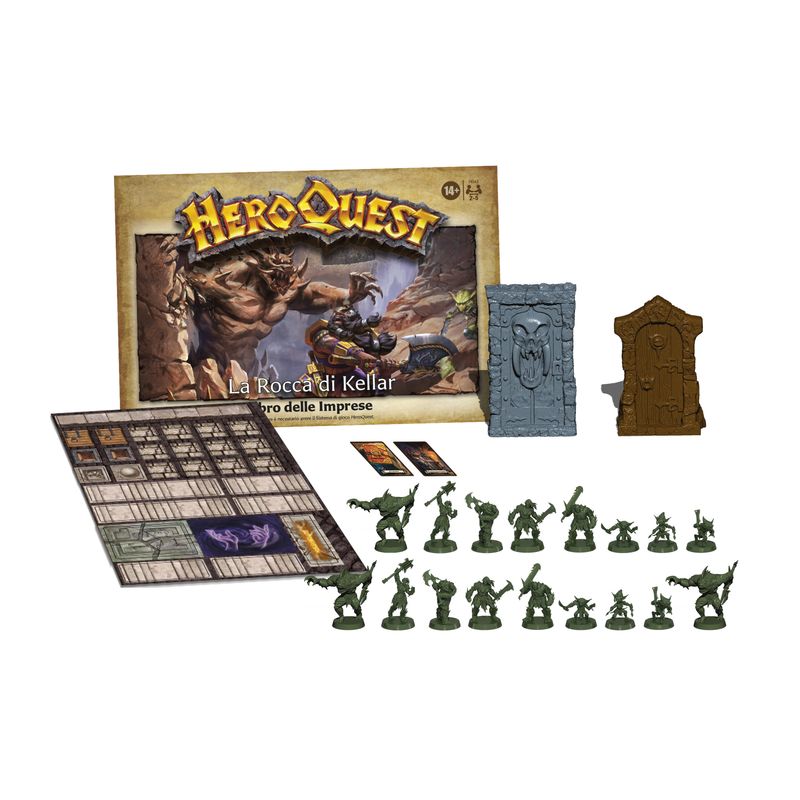 Avalon-Hill--HeroQuest-La-Rocca-di-Kellar-gioco-da-tavolo-per-adulti-2-5-giocatori-per-giocare-e-necessario-il-Sistema-di-gioco-HeroQuest