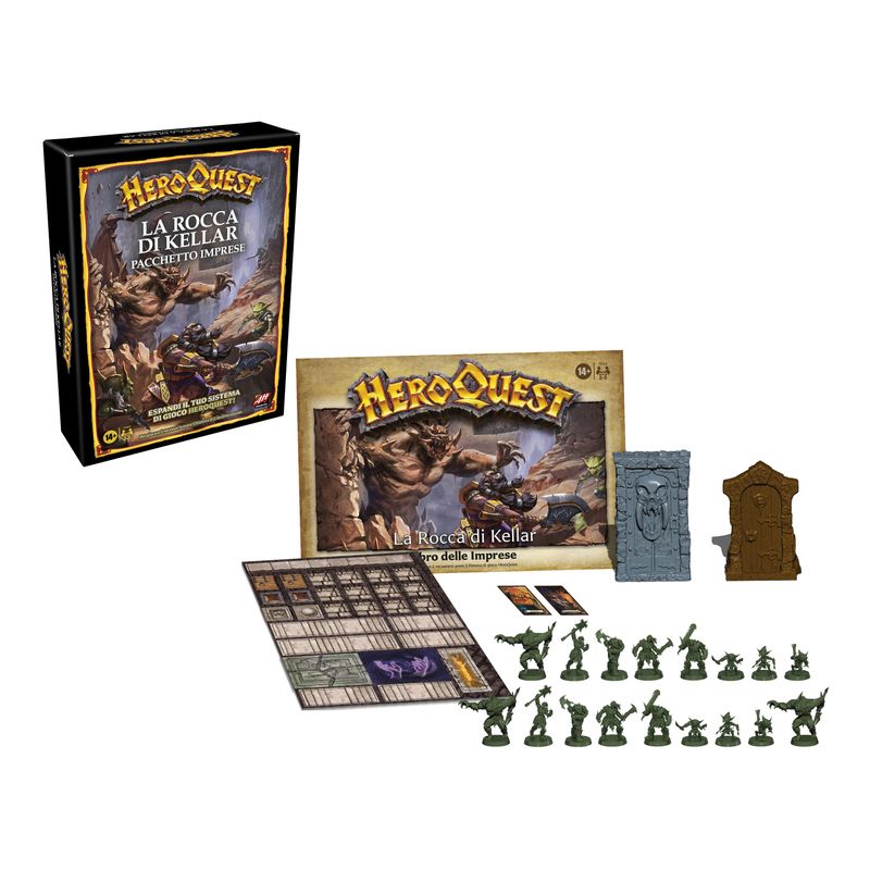 Avalon-Hill--HeroQuest-La-Rocca-di-Kellar-gioco-da-tavolo-per-adulti-2-5-giocatori-per-giocare-e-necessario-il-Sistema-di-gioco-HeroQuest