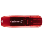 Intenso Rainbow Line unità flash USB 128 GB USB tipo A 2.0 Rosso, Trasparente