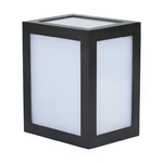 V-TAC Lampada LED da Muro a Lanterna 12W Colore Nero 6400K IP65