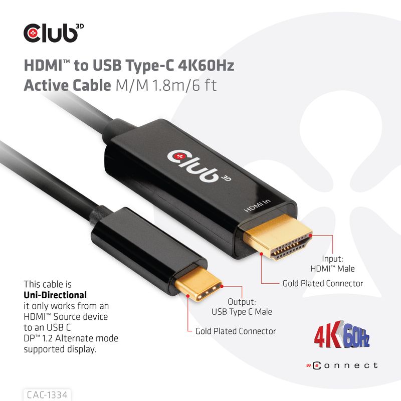 CLUB3D-CAC-1334-cavo-e-adattatore-video-18-m-HDMI-tipo-A--Standard--USB-tipo-C