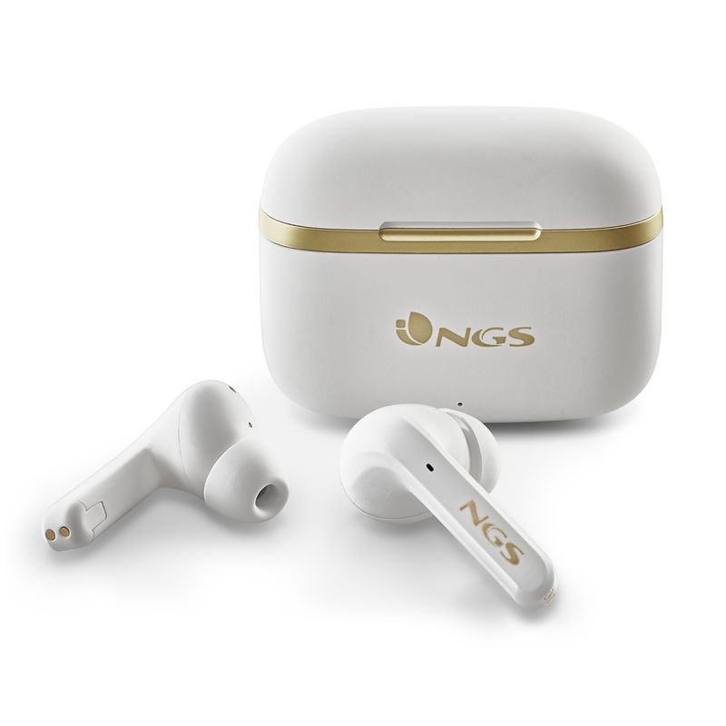 NGS-ARTICA-TROPHY-Cuffie-Wireless-In-ear-Musica-e-Chiamate-USB-tipo-C-Bluetooth-Oro-Bianco