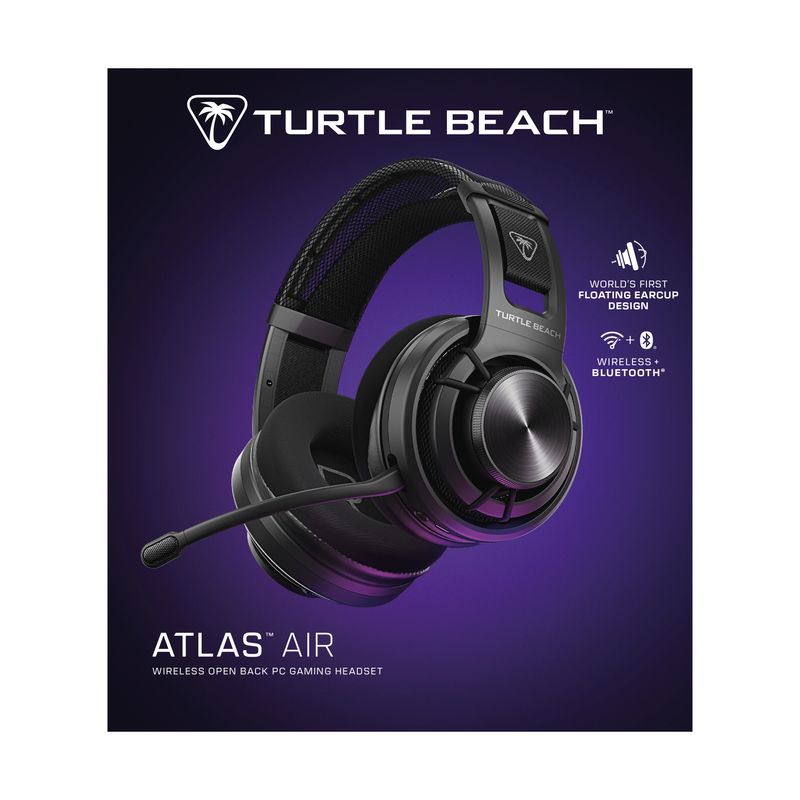 Turtle-Beach-Atlas-Air-Auricolare-Con-cavo-e-senza-cavo-A-Padiglione-Giocare-Bluetooth-Nero