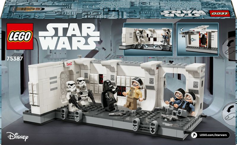 LEGO-Star-Wars-75387-Imbarco-sulla-Tantive-IV-Giochi-Bambini-8--Scena-nell-Astronave-Giocattolo-da-Costruire-con-Minifigure